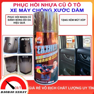 [PHỤC HỒI NHƯ MỚI] Chai phục hồi nhựa đen - Dưỡng nhựa nhám - Làm đen nhựa nhám - Làm mới nhựa cũ,ghế da Sprayking