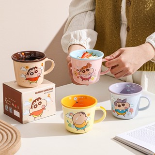  Ly sứ  cốc sứ  ly hộp quà  ly có tay câm sứ CRAYON SHINCHAN 4 màu  Ly quà tặng decor 