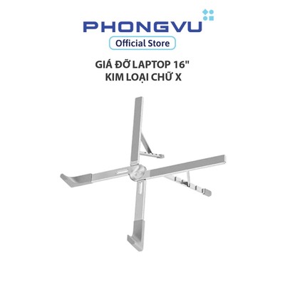 Giá đỡ laptop 16" kim loại chữ X - Bảo hành 12 tháng