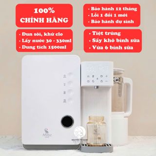 Máy tiệt trùng sấy khô UVC và đun nước đa năng Moaz BeBe MB104 | Bảo hành 12 tháng chính hãng