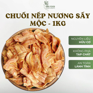  Chuối sấy mộc không đường giòn ngọt tự nhiên snack chuối ăn vặt sạch ngon an toàn 