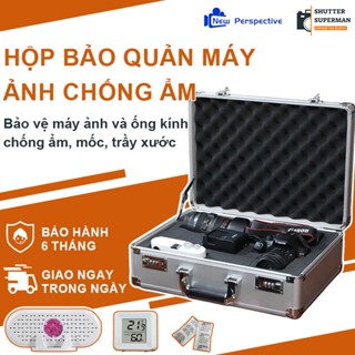 Hộp Chống Ẩm Máy Ảnh Cao Cấp ,Bảo Vệ Ống Kính, Máy Quay, Phụ Kiện Nhiếp Ảnh,Ngăn Ẩm Mốc, Bảo Quản Như Mới