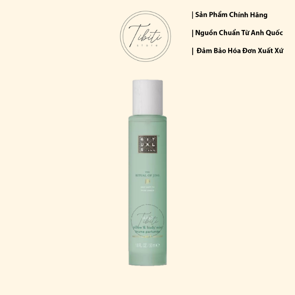 Nước hoa toàn thân & gối Rituals of Jing Sleep Pillow & Body Mist 50ml