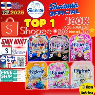  Túi thơm hương nước hoa mẫu mới 2024 treo tủ quần áo ,treo xe ,treo phòng ,... Hygiene Thái Lan 