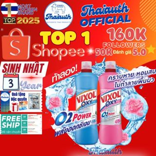 Nước tẩy bồn cầu, vệ sinh nhà tắm Vixol Thái Lan chai 700ml - 900ml siêu sạch, siêu thơm