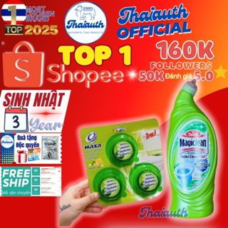  Nước tẩy nhà vệ sinh tolet Magiclean Thái Lan 650ml siêu sạch ,siêu thơm 