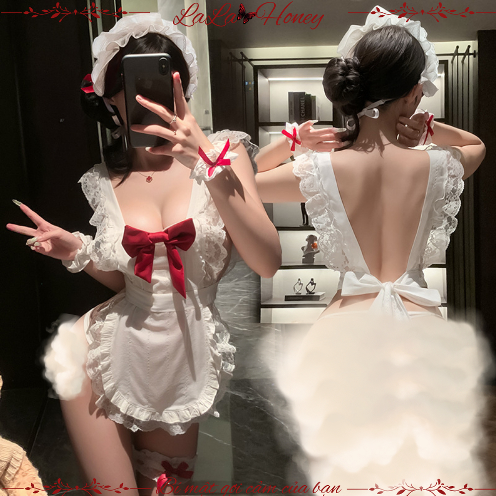 Bộ Cosplay Cô Hầu Gái Đáng Yêu Gợi Cảm, Đồ Ngủ Cosplay Người Hầu Gái Quyến Rũ C140 - LALA HONEY | BigBuy360 - bigbuy360.vn