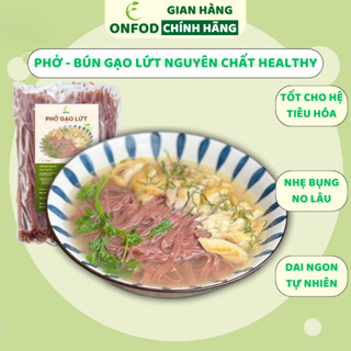 Phở bún gạo lứt healthy ONFOD dành cho người ăn kiêng, giảm cân, tiểu đường, gym, yoga thực dưỡng eat clean 500g