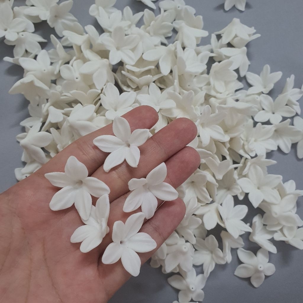 hoa đất set tự khô làm đồ handmade (CÓ SỈ trên 100bông)