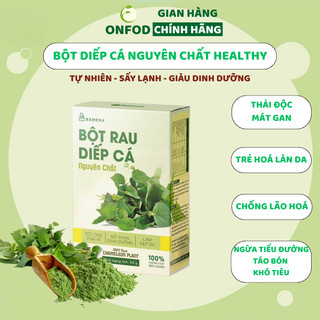  Bột rau diếp cá sấy lạnh healthy ONFOD mặt nạ diếp cá organic đẹp trắng da giảm cân 20 gói 50g 