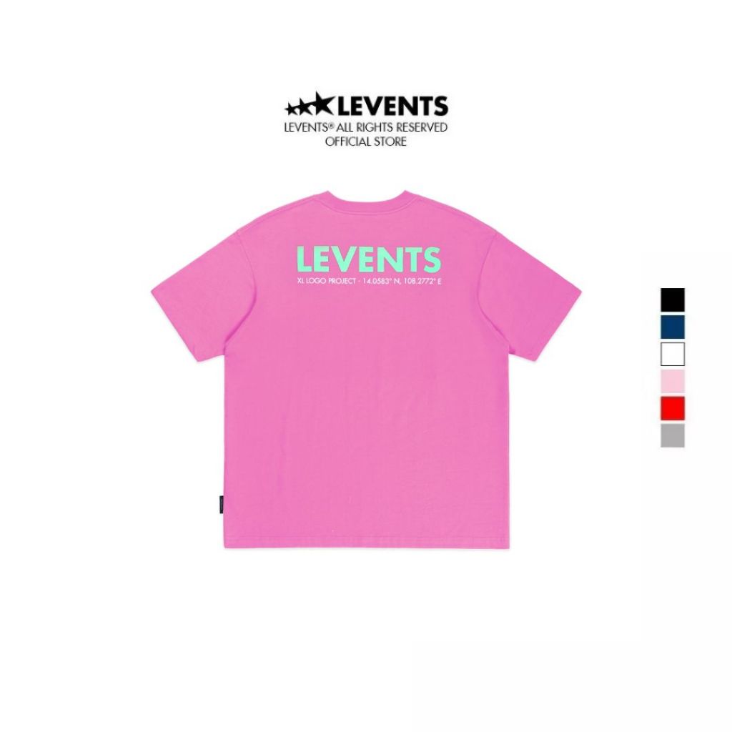 Áo Thun Levents XL Logo 2.0 Tee 100% Cotton Unisex T-shirt Oversized