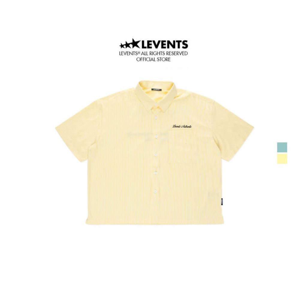 Áo Sơ Mi Levents Authentic Striped Boxy Shirt Chất Poplin Unisex