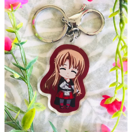 Online Sword Game Anime Girl Acrylic Keychain