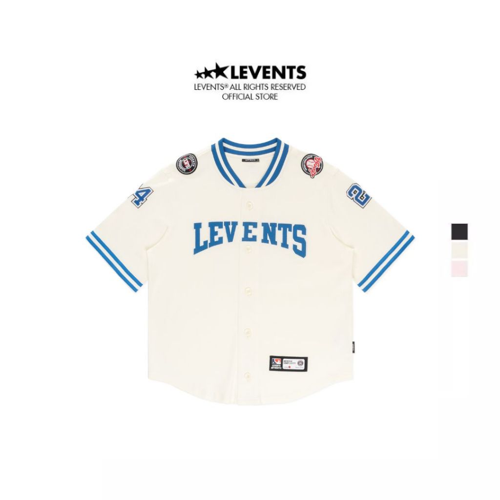 Áo Jersey Levents Baseball 100% Cotton Unisex Oversized