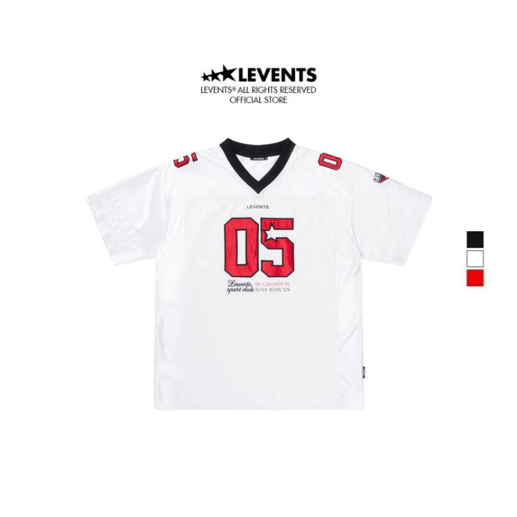 Áo Jersey Levents 05 Thun Lưới Thái Và Tricot Bóng Unisex Oversized