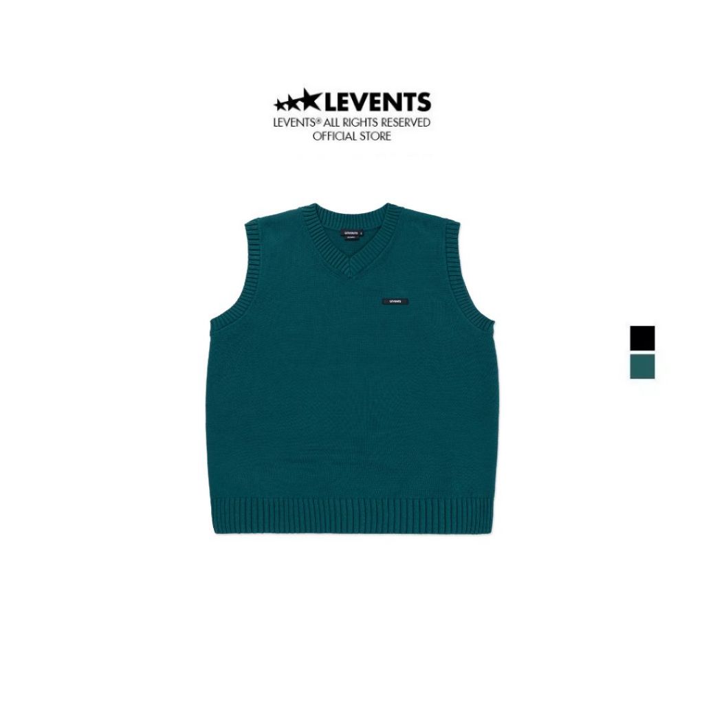 Áo Gile Oversized Levents Classic Knit Chất Len Dệt Unisex