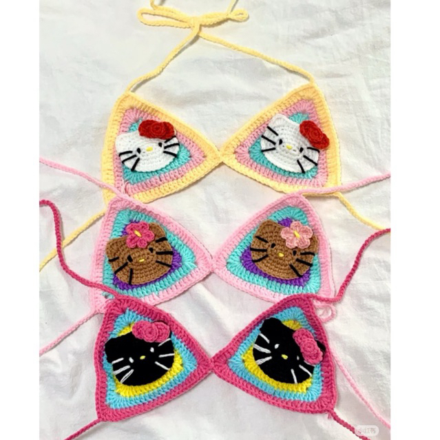 bikini kitty | áo len kitty, áo bikini kitty đi biển