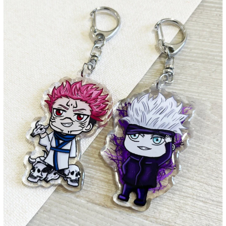 Gojo & Sukuna Charms/Keychains
