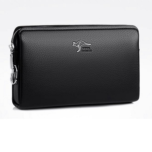 Ví cầm tay nam nữ phong cách thời trang da cao cấp, ví da nam nhỏ gọn tiện dụng đựng giấy tờ, bóp da nam nữ công sở 09