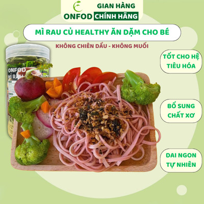 Mì rau củ healthy cho bé ăn dặm ONFOD ăn dặm kiểu Nhật cho bé từ 6 tháng tuổi
