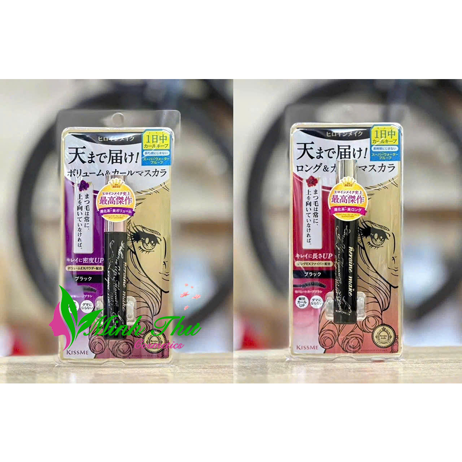 Mascara Kiss Me Heroine Make – Dòng Mascara Chống Trôi Siêu Bền Màu