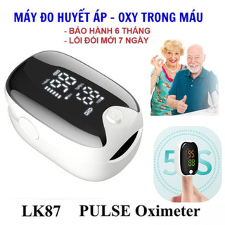 Máy đo huyết áp Máy đo nồng độ oxy trong máu và nhịp tim máy đo Spo2 LK87 kẹp ngón tay