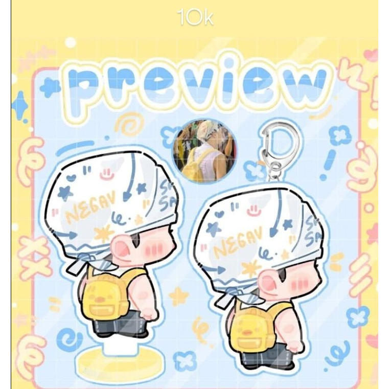 keyring/standee móc khoá NEGAV cute