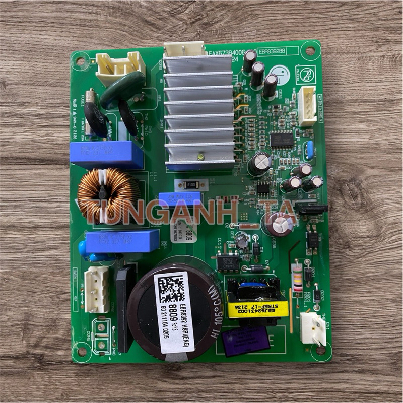 Bo mạch tủ lạnh LG inverter NG-F304PS - EBR8392/block :BMG089NHMV