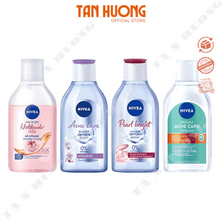 Nước tẩy trang NIVEA Derma Acne Care, Acne Care, Hokkaido Rose, Pearl Bright, Bright Oil Clear (200ml – 400ml)