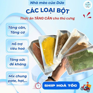  Bột rau Bột gan gà Bột trứng gà Trứng cá biển dùng trộn hạt - Pate cho thú cưng 