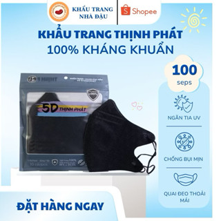 500 chiếc khẩu trang y tế 5D Thịnh Phát 3 lớp kháng khuẩn kháng giọt bắn chống tia UV