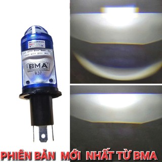   CHÍNH HÃNG BMA  Đèn Pha Bi Cầu W3F NÉT CẮT BI CẦU  65W 12 24V DC H4 Bản Cao CấpPha Laser - Bảo Hành 24 Tháng 