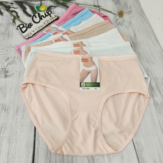   CHE TÊN  Quần Lót Nữ Bigsize Cạp Cao Cotton Thai 45-75kg Trơn Mềm Mịn Co Dãn 4 Chiều Mặc Siêu êm 9066 - Bơ Chip 