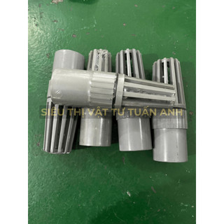 [LUPPE GIẾNG NHỰA XÁM] LÚP PÊ GIẾNG LƯỚI XÁM NHỰA PVC CHÕ BƠM RỌ HÚT NƯỚC LƯỚI 21 27 34 42 49 60 LUP-GIE-XAM