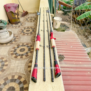  Cần Câu Cá lure bọ cạp đỏ độ cứng M hàng phôi carbon xoắn X Toàn Thân Fishing CÓ NGỌN CHO A E DÙNG THAY THẾ 