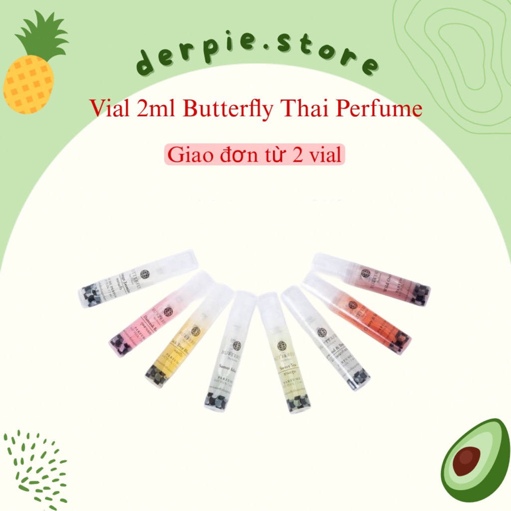 Vial / Mẫu thử nước hoa unisex Butterfly Thai Perfume 2ml