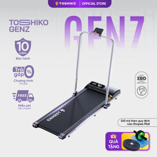 Máy chạy bộ thể dục thể thao tại nhà Toshiko Gen Z, giúp tăng cơ giảm mỡ, rèn luyện sức khỏe, bảo hành 3 năm