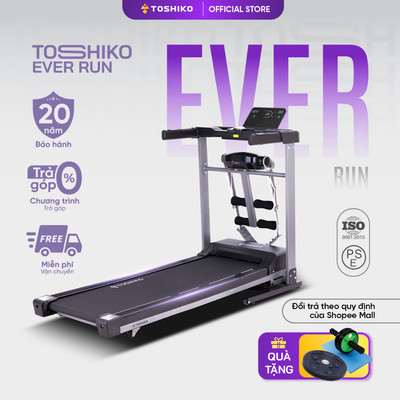 Máy chạy bộ đa năng Toshiko Ever Run với 24 chương trình luyện tập, chăm sóc sức khỏe ngay tại nhà