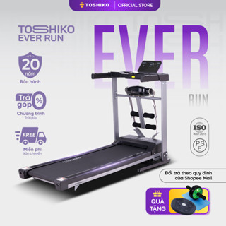 Máy chạy bộ đa năng Toshiko Ever Run với 24 chương trình luyện tập, thảm chạy rộng chăm sóc sức khỏe ngay tại nhà