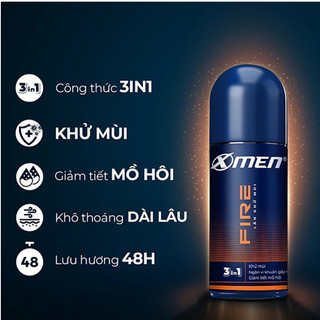 LĂN KHỬ MÙI XMEN FIRE 50ml