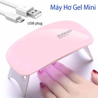 Máy Hơ Gel SUNmini Đèn LED UV Mini Sấy Khô Sơn Gel Móng Tay Chân Cổng USB – Nhỏ Gọn Tiện Dụng Tại Nhà Du Lịch