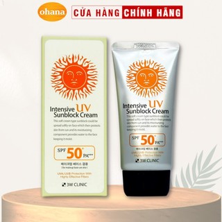  Kem chống nắng 3W Clinic UV Sunblock Cream SPF 50+ PA+++ 70 ml 