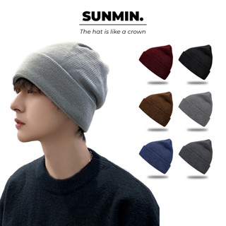  Nón Len Nam Nữ Trùm Đầu Vintage Mũ Len Trơn Chất Dày Dặn Giữ Ấm Đầu 