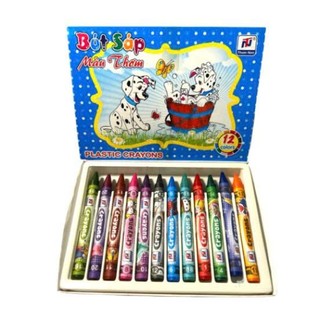 Sáp Màu Chó Đốm Thuận Nam 12 Màu