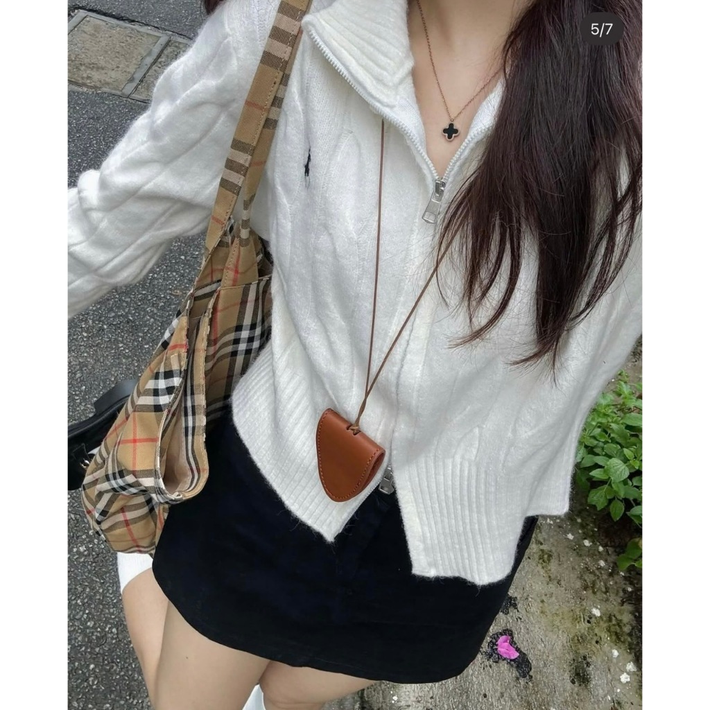 ÁO LEN VẶN THỪNG HỌA TIẾT NGỰA KHÓA 2 ĐẦU HÀNG QC PHÙ HỢP THU ĐÔNG - DÀNH CHO NỮ | BigBuy360 - bigbuy360.vn