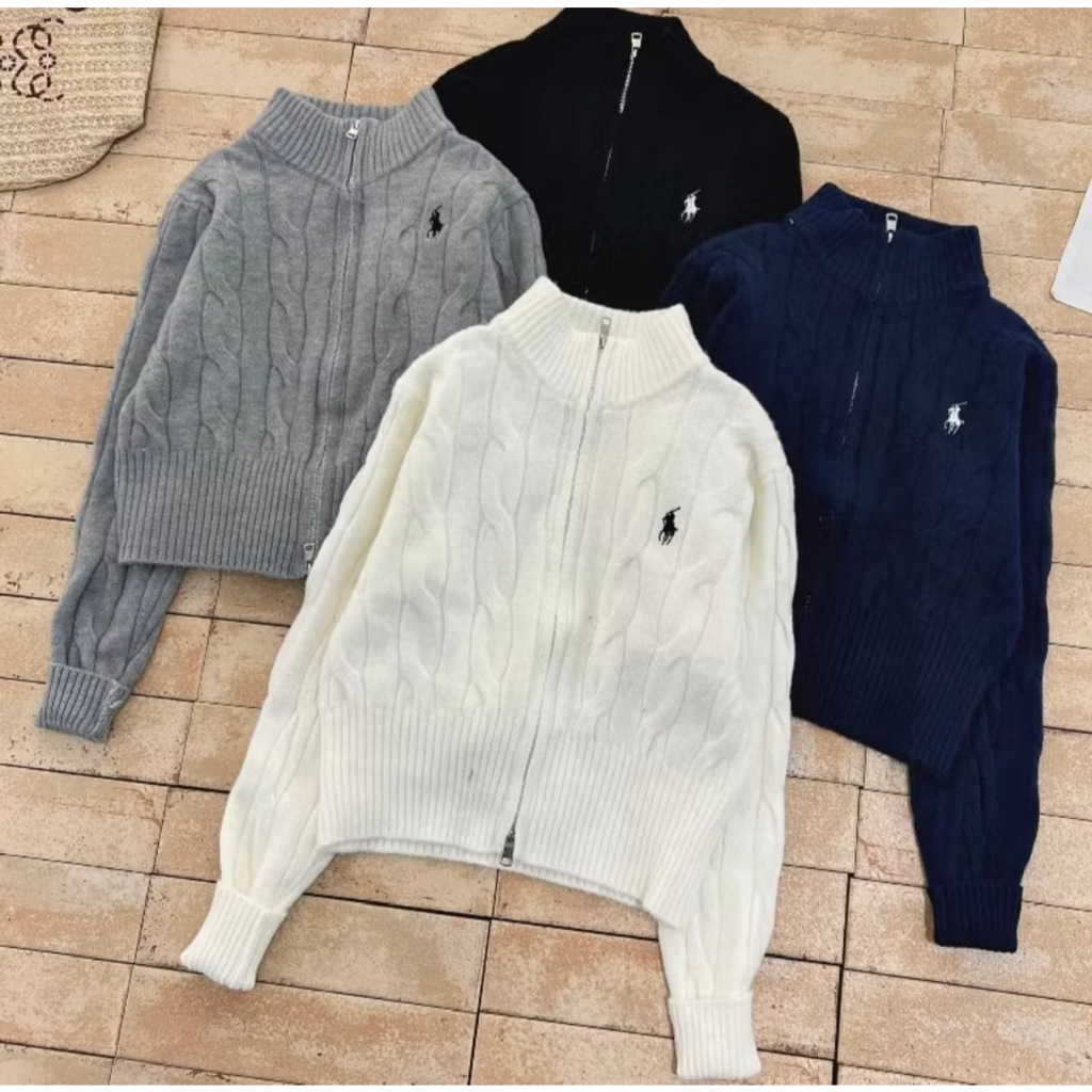 ÁO LEN VẶN THỪNG HỌA TIẾT NGỰA KHÓA 2 ĐẦU HÀNG QC PHÙ HỢP THU ĐÔNG - DÀNH CHO NỮ | BigBuy360 - bigbuy360.vn