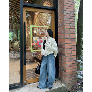 [Steezy] Áo khoác bomber kaki thêu Ngựa cổ dựng vạt đóng cúc form rộng, áo khoác kaki 2 lớp dài tay thu đông - KK5110