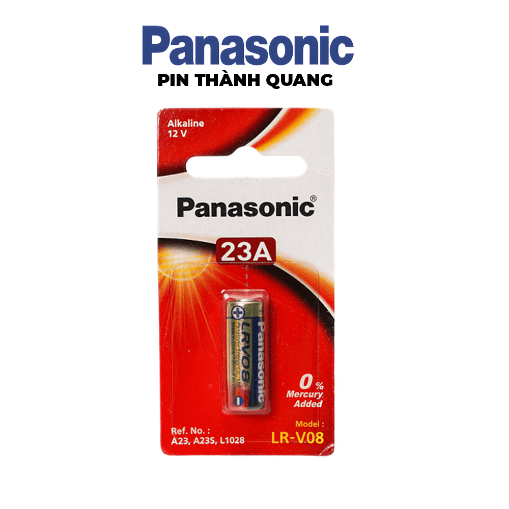 Pin Panasonic Alkaline A23 (LR-V08 /1BPA / 23A) - Hàng Chính Hãng | Pin Thành Quang