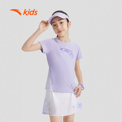 ANTA KIDS Áo Thun Thể Thao Bé gái Thoáng Mát Mềm Mịn Running Big Kids 7-14 Years  3624B5102