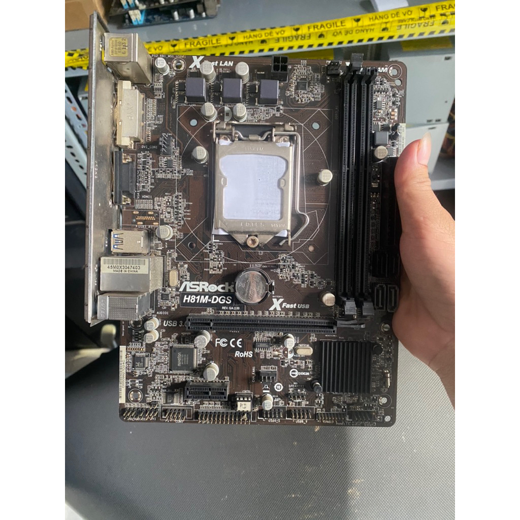 MAINBOARD ASROCK H81M-DGS Socket: LGA115